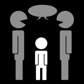 be silent when adults talk